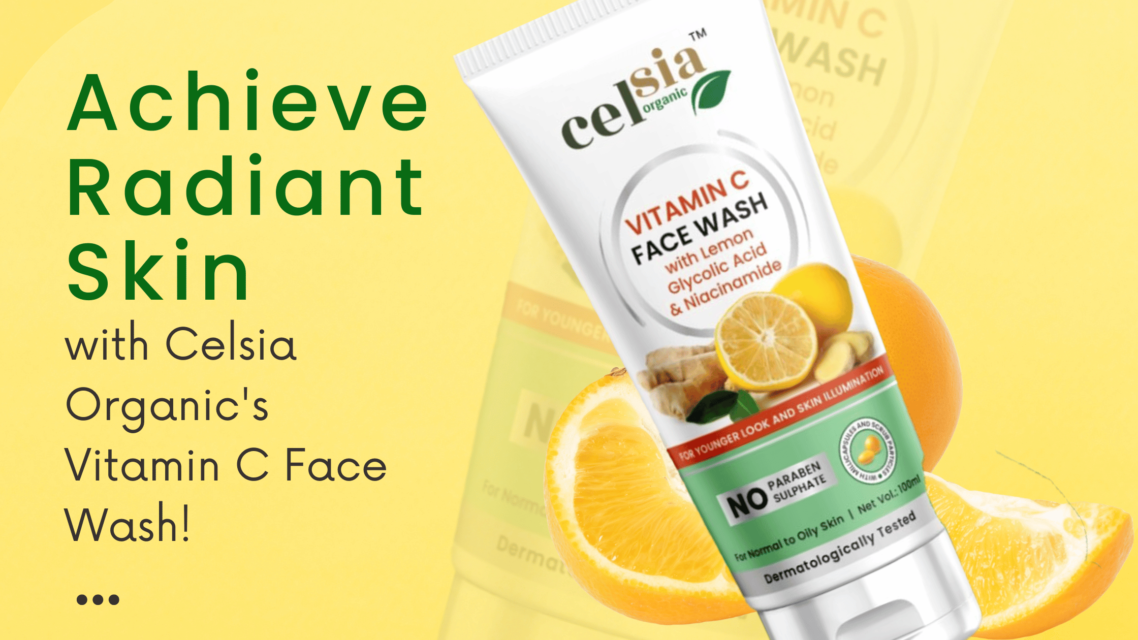 Celsia Organic's Vitamin C Face Wash!